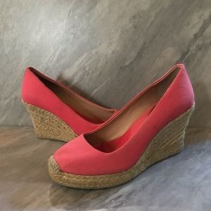 J.Crew Wedges (pink)